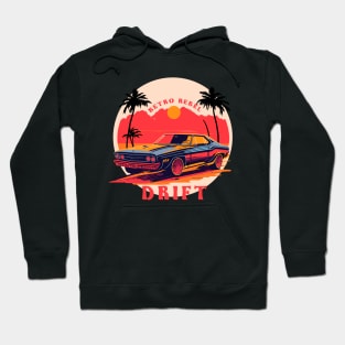 Retro Drift Car Hoodie